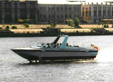 Hydrofoil boat "Dolphin"